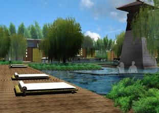 赤壁溫泉旅游規劃效果圖