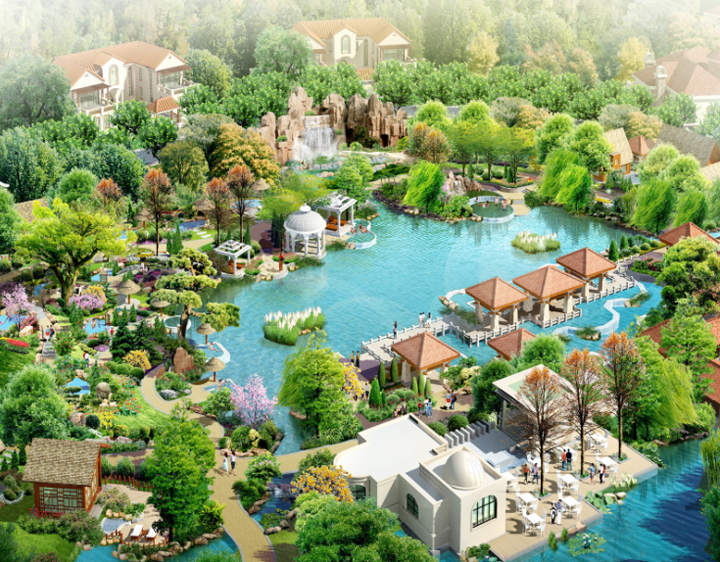 溫泉度假村的規(guī)劃設(shè)計丹東北國之春溫泉度假村