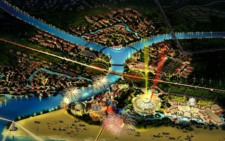 青島海泉灣度假城溫泉規劃圖