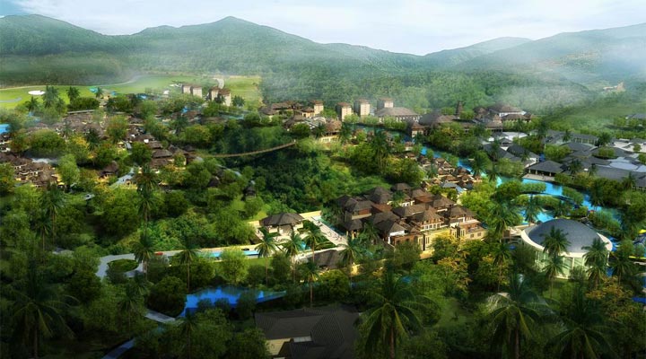 廣東河源御臨門溫泉度假村溫泉設計