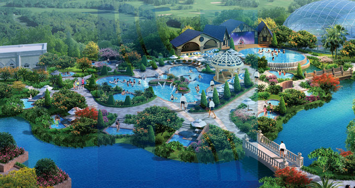 啟東海上威尼斯溫泉小鎮(zhèn)規(guī)劃意大利溫泉設(shè)計