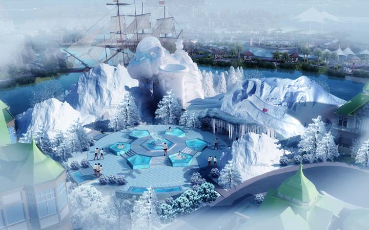 海花島五國溫泉城芬蘭溫泉設計