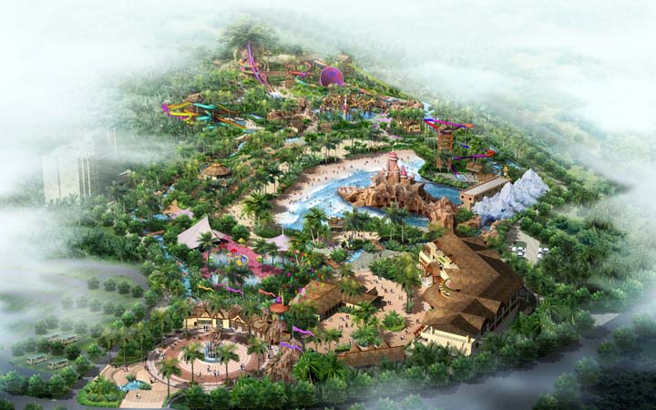 海南三亞夢幻水上樂園